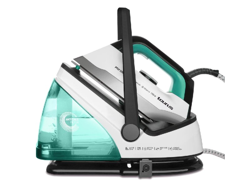 Centro de planchado - Taurus Evolution PTPC 2200, 2200 W, Golpe de vapor continuo 120 gr/min,