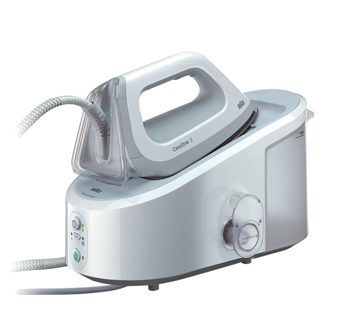 Centro de planchado - Braun CareStyle 3 IS 3041, 2400W, 2L, plateado