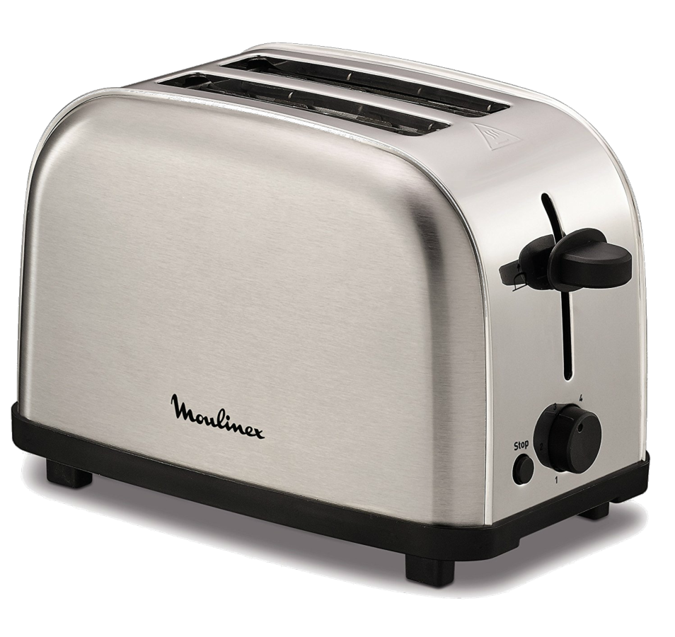 Tostador Moulinex Lt330d11 700w 2 rebanadas 6 posiciones bandeja recogemigas classic lt330d 2slices acero inoxidable 700 de ranuras cortas para pan con