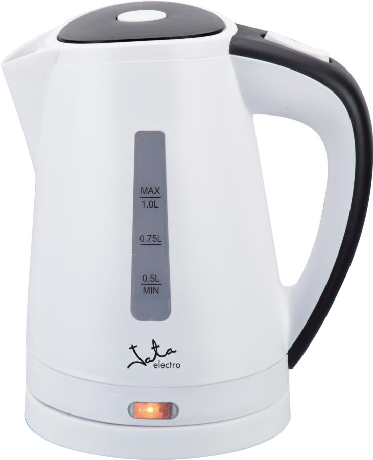 Hervidor de agua - Jata HA701, 1L, 2000W, Sin cable, Blanco