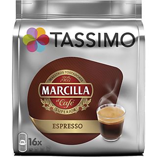 Cápsulas monodosis - Tassimo Marcilla Espresso, 16 cápsulas