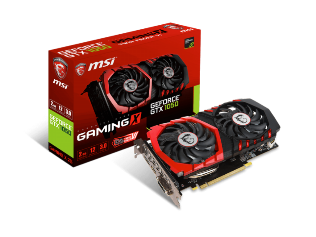 Tarjeta Gráfica - MSI GeForce GTX 1050 GAMING X 2GB GDDR5