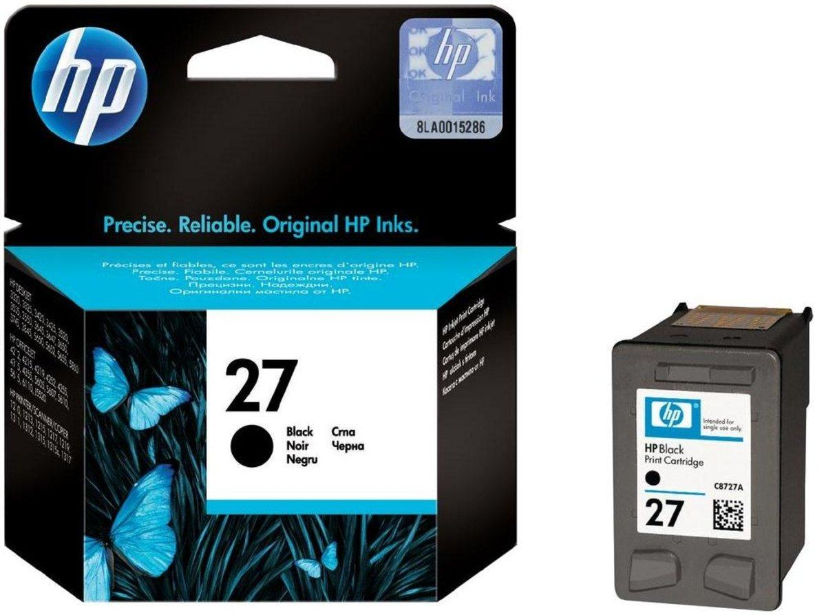 Cartucho de tinta - HP 27 Negro, C8727AE