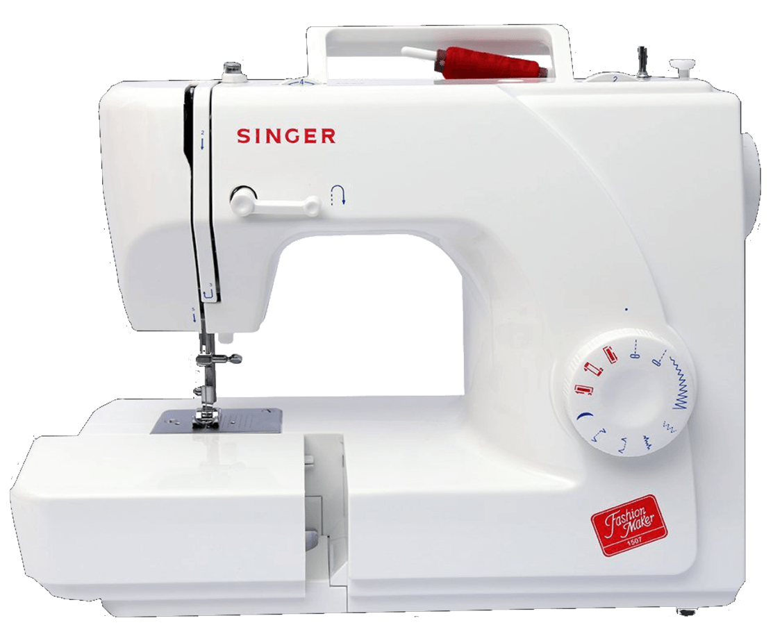 Máquina de coser - Singer 1507, 6 bordados diferentes, Mando giratorio