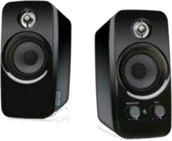 Altavoces - Creative Inspire T10, Sistema 2.0, Tweeter, BasXPort, Mini-Jack 3,5mm, Negro