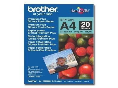 Brother Innobella Premium Plus BP71GA4 - Papel de fotografía satinado - A4 (210 x 297 mm) - 260