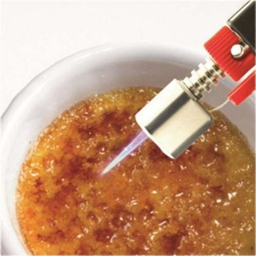 Flambeador - Leifheit 03084 Apto para caramelizar azúcar o aromatizar carne, Encendido