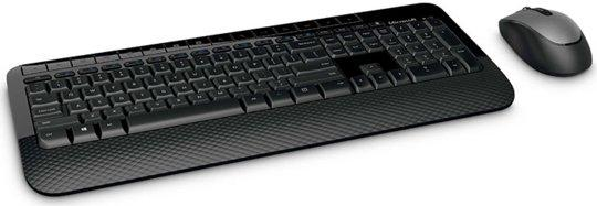 Pack Teclado + Ratón - Microsoft Wireless Comfort 2000, Bluetooth, USB, BlueTrack, Negro