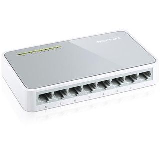 REACONDICIONADO A: Switch - TP-Link, 8 puertos Ethernet 10/100 Mbps, Plug & Play