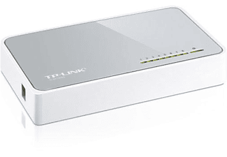 Switch - TP-Link, 8 puertos Ethernet 10/100 Mbps, Plug & Play