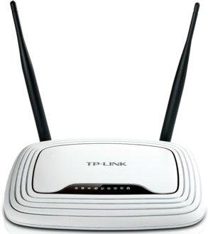 Router inalámbrico - TPLink WiFi N300, 4 Ethernet, 2 antenas MIMO