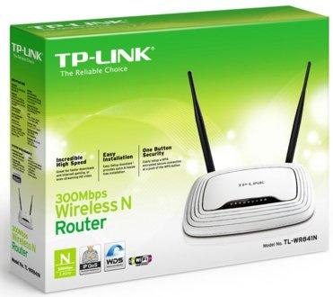 Router inalámbrico - TPLink WiFi N300, 4 Ethernet, 2 antenas MIMO