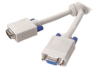 Cable VGA - Vivanco, de 3 metros, color blanco, HD