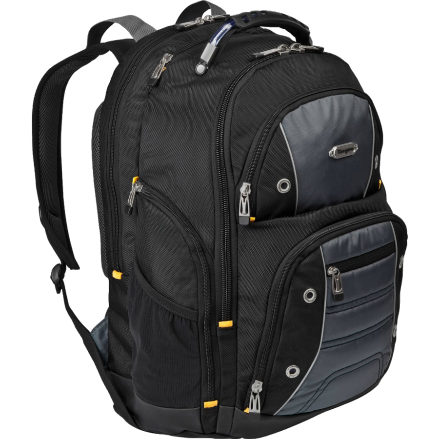 Mochila para portátil de hasta 15.6" - Targus Drifter Laptop Backpack, Negro/Gris, 32 l