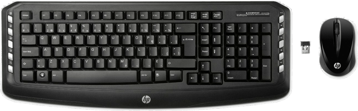 Teclado Hp Classics con lv290 y lv290aa wireless keyboard mouse combo kit