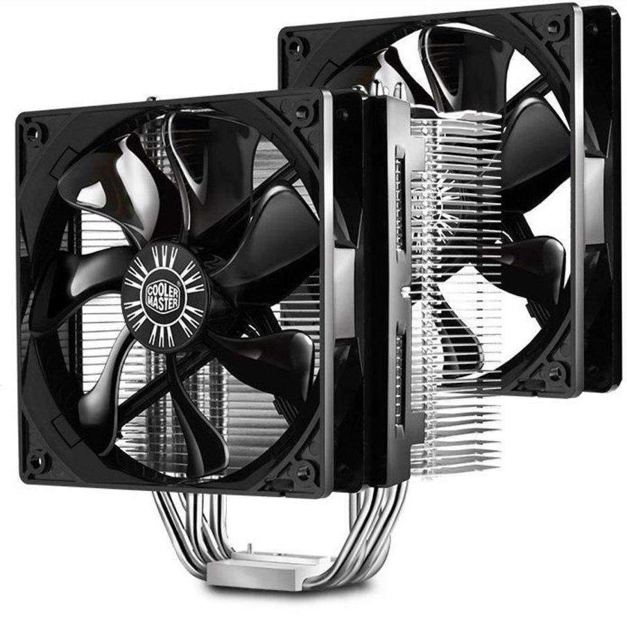 Ventilador de CPU - Cooler Master Hyper 412S, 120 mm, velocidad de rotación de 1300 RPM