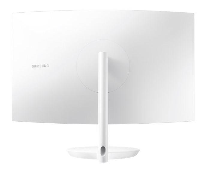 Monitor - Samsung LC27H711, 27", curvo, blanco, WQHD, QLED, 2560x1440, protección ocular