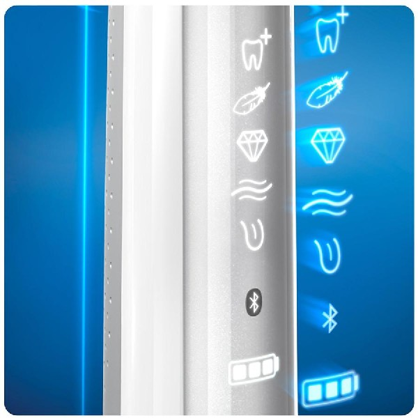 Cepillo eléctrico - Oral-B PRO 9000N, Bluetooth, Recargable, Temporizador, Blanco