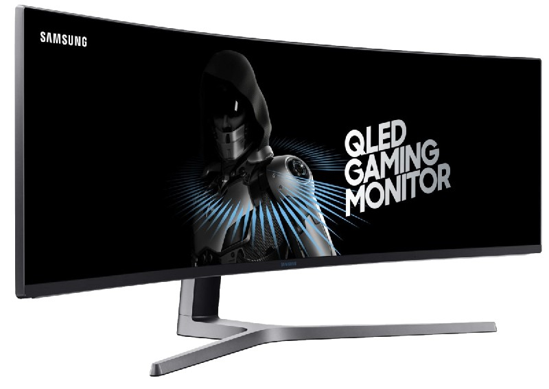 Monitor gaming - Samsung CHG90 49" QLED, curvo, HDR, 1800R