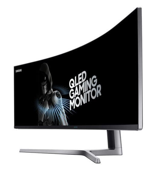 Monitor gaming - Samsung CHG90 49" QLED, curvo, HDR, 1800R
