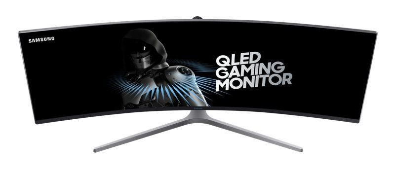 Monitor gaming - Samsung CHG90 49" QLED, curvo, HDR, 1800R