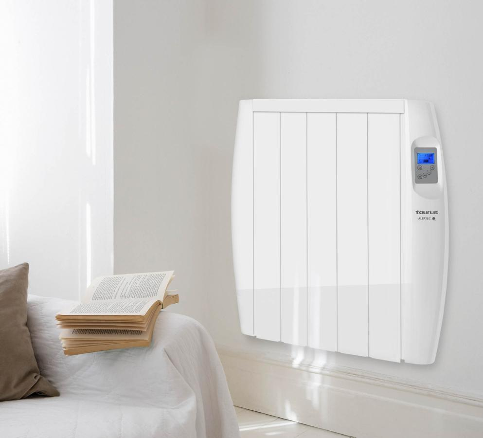 Emisor térmico - Taurus Tallin 900, 900W, Temperatura 10-35ºC, Programación diaria/semanal