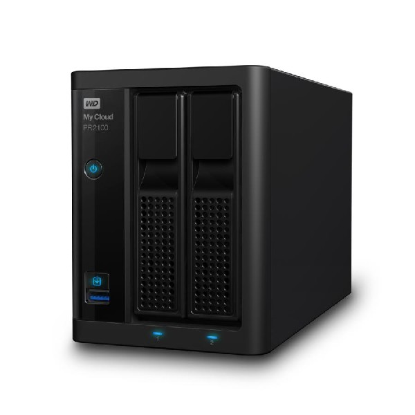 Servidor NAS - Western Digital, My Cloud PR2100, Escritorio, Ethernet, Negro