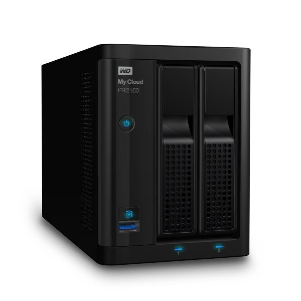Servidor NAS - Western Digital, My Cloud PR2100, Escritorio, Ethernet, Negro