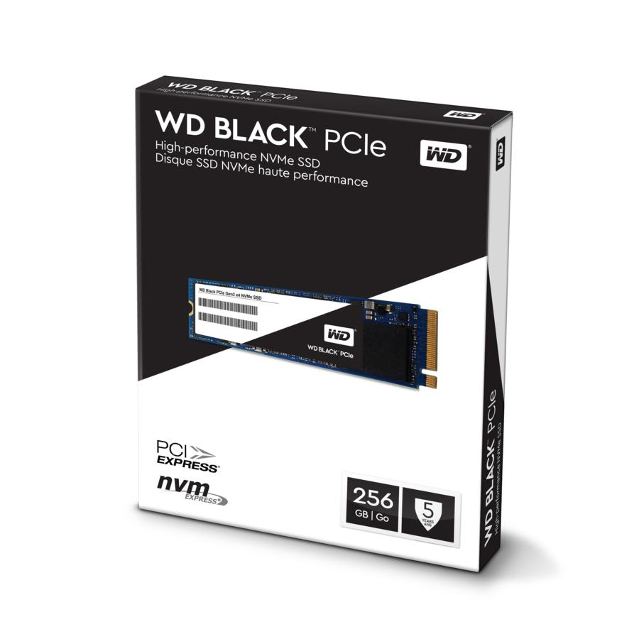 SSD de 256GB - Western Digital Black, PCI Express 3.0