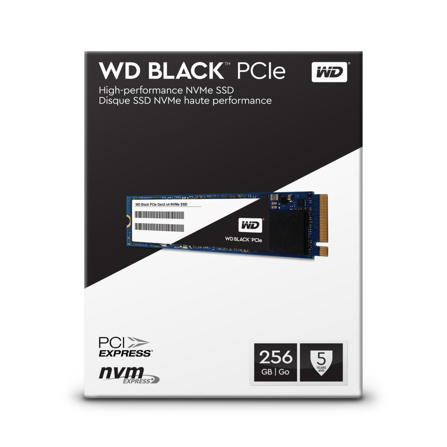 SSD de 256GB - Western Digital Black, PCI Express 3.0