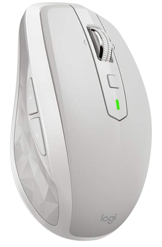 Ratón inalámbrico - Logitech MX Anywhere 2S, 4000 DPI, mano derecha, 7 botones, gris claro