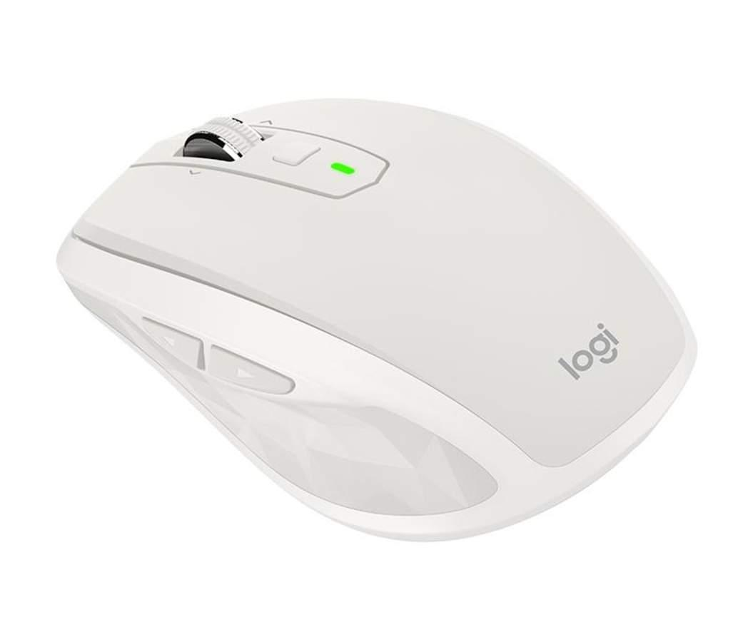 Ratón inalámbrico - Logitech MX Anywhere 2S, 4000 DPI, mano derecha, 7 botones, gris claro