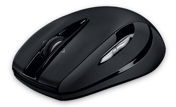 Ratón inalámbrico - Logitech M545, Óptico, universal, Negro