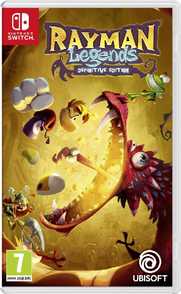 Portada del juego Rayman Legends Definitive Edition para Nintendo Switch.