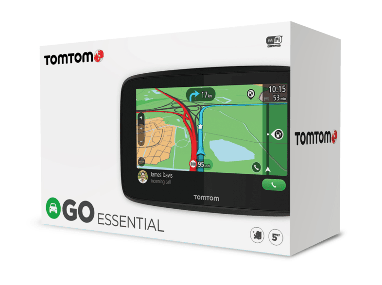 Gedetailleerd klei huwelijk TOMTOM GPS Auto Go Essential 5" Full Europe (1PN5.002.10)