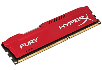 Memoria Ram - Kingston HyperX Fury DDR3 8Gb 1866 MHz CL10 Rojo