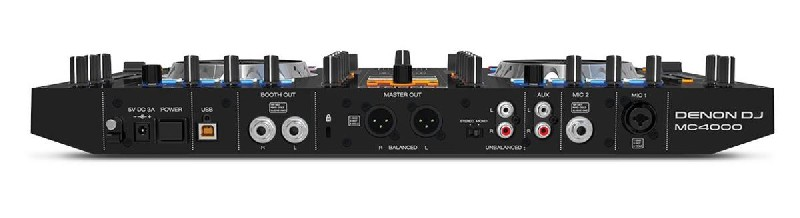 Controlador DJ - Denon MC 4000, Premium 2, 4 canales, Serato DJ Intro, USB 2.0