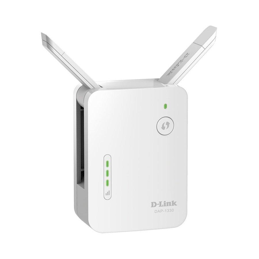 Amplificador WiFi - D-Link DAP-1330 300 Mbps, Botón WPS, Indicadores luminosos