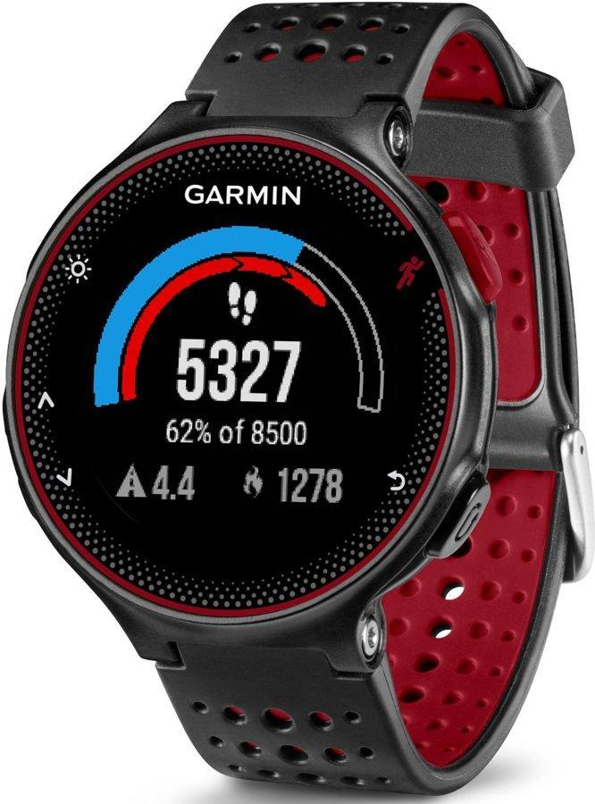 Reloj deportivo - Garmin Forerunner 235, Negro, GPS, Connect IQ, Control de calorías, Pulsómetro