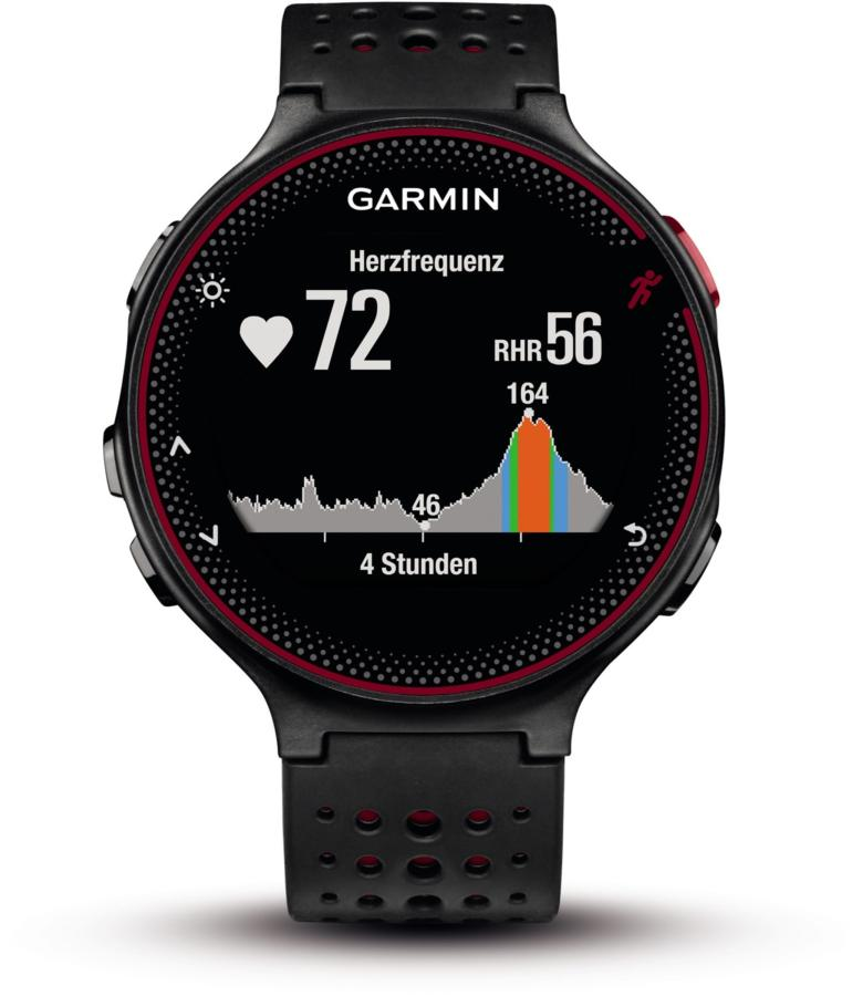 Reloj deportivo - Garmin Forerunner 235, Negro, GPS, Connect IQ, Control de calorías, Pulsómetro