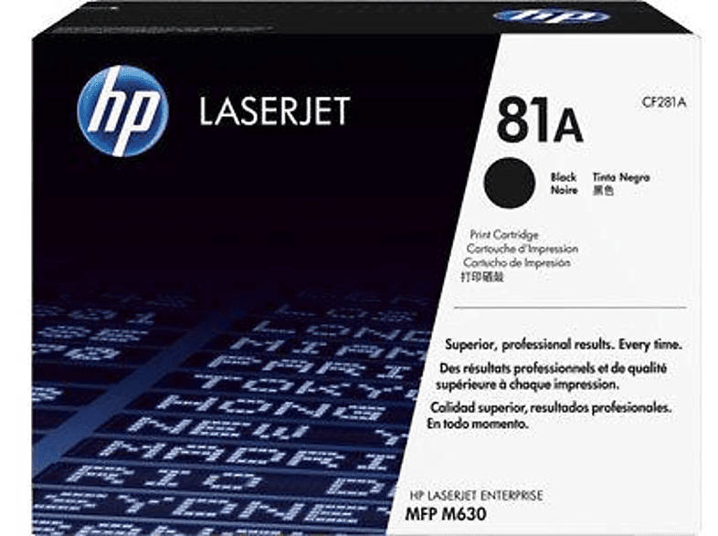 HEWLETT PACKARD CF281A 81ABLACKLASERJET