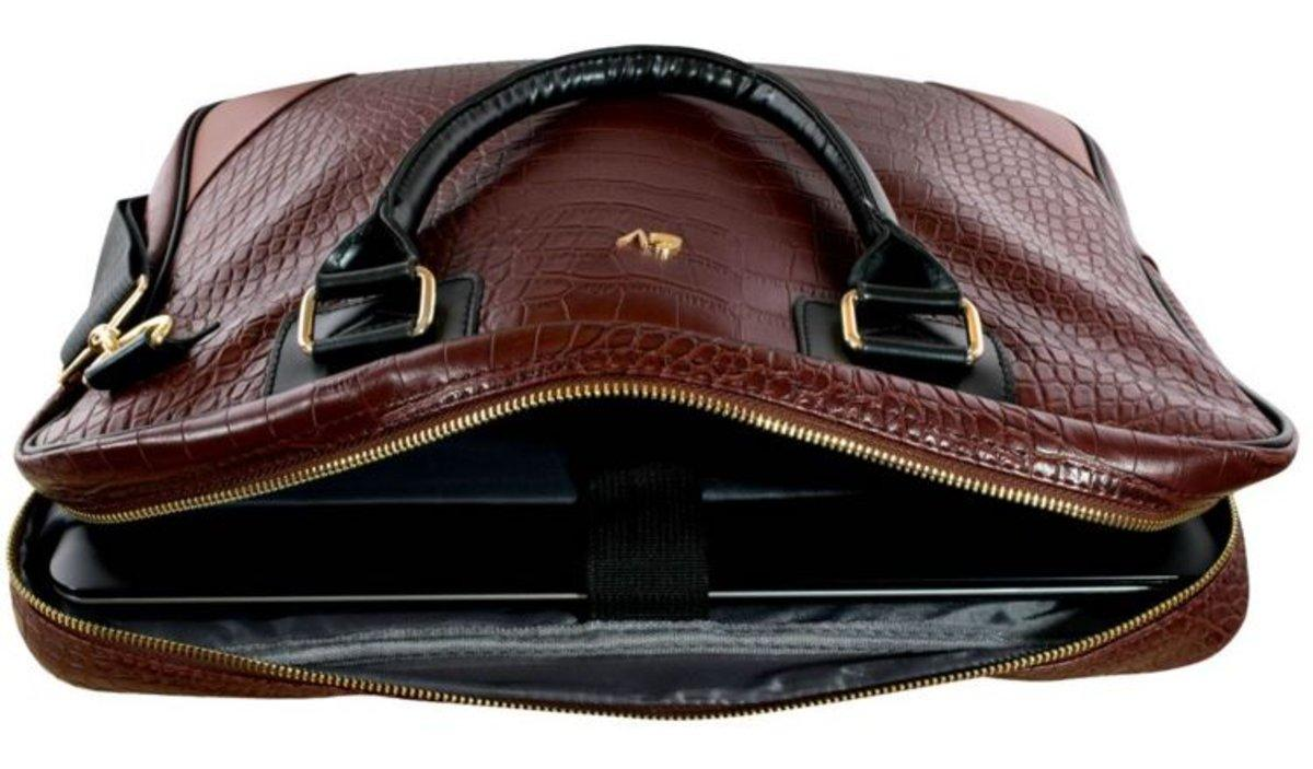Maletín para portátil - Evitta Business Advance Bag, marrón