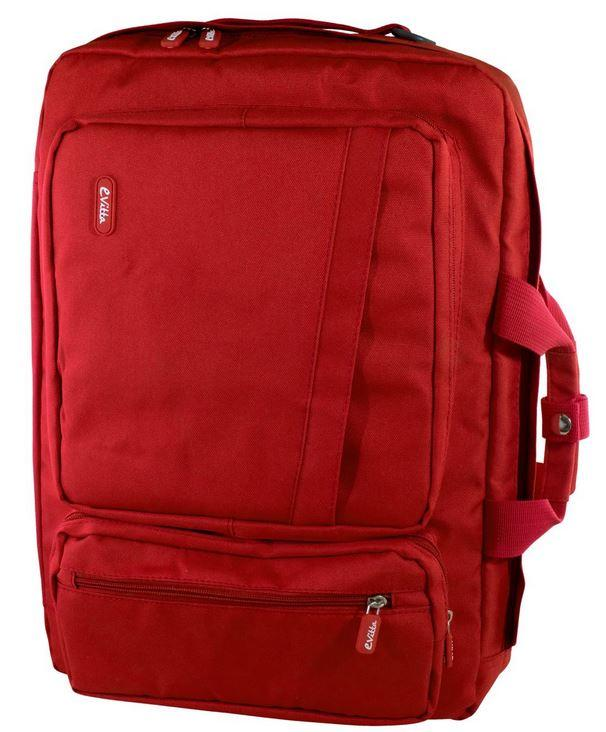 Maletín para portátil - E-Vitta VERSATILE 16, 15.4"-16", Con asas, Rojo
