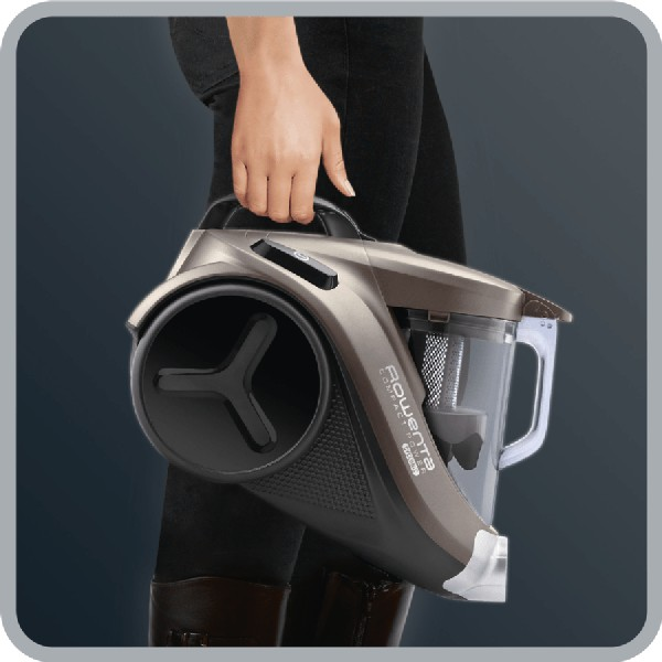 Aspirador sin bolsa - Rowenta RO3786 Compact Power Cyclonic Animal Care, 750 W, 1.5 L, Ciclónico