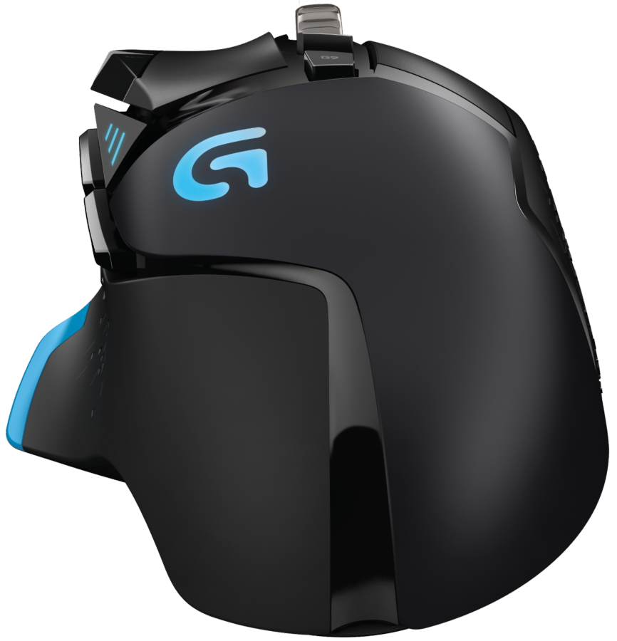 Ratón gaming - Logitech G502, Proteus Spectrum RGB, 12.000 DPI, 11 botones programables, Negro