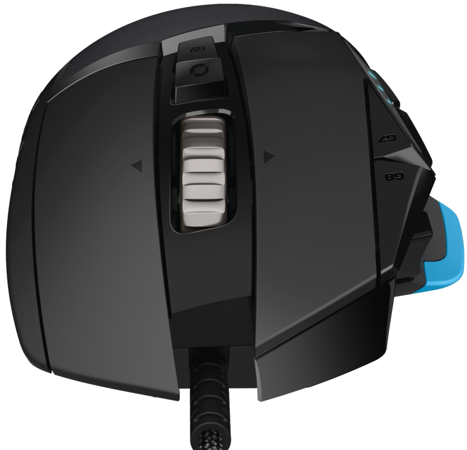 Ratón gaming - Logitech G502, Proteus Spectrum RGB, 12.000 DPI, 11 botones programables, Negro