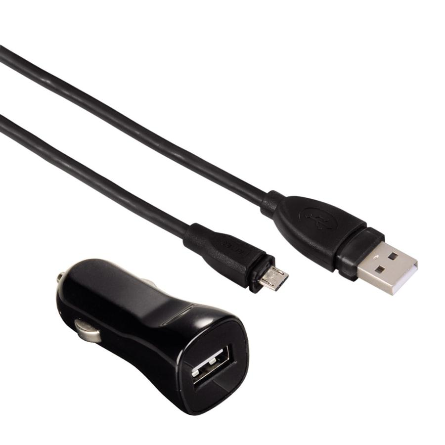 Cargador coche - Hama Auto-Detect Auto, Negro