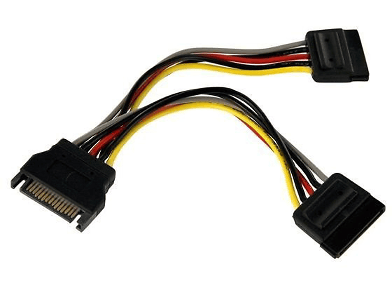 Splitter - StarTech.com PYO2SATA Cable SATA Bifurcador Divisor Splitter de Alimentación 0,15m