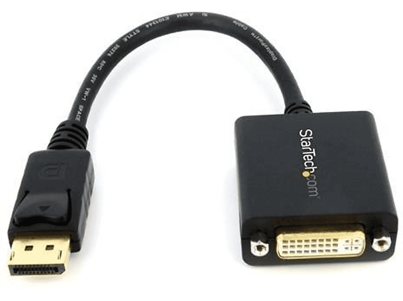 Adaptador - StarTech.com DP2DVI2 DisplayPort a DVI Conversor Pasivo Externo