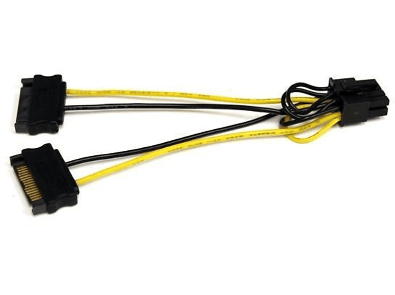 Cable - StarTech.com SATPCIEX8ADP Cable de Alimentación SATA a Tarjeta de Video PCIe de 8 pines